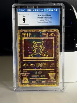 ANCIENT MEW CGC 9 MINT POKEMON TCG MOVIE PROMO (2000) - Image 1