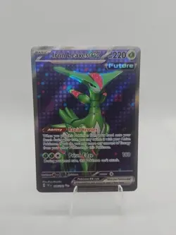 2024 Pokemon SV Temporal Forces TEF EN Iron Leaves ex #186/162 - Image 1