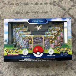 Pokemon TCG Pokemon Go Radiant Eevee Premium Collection Box BRAND NEW SEALED - Image 1