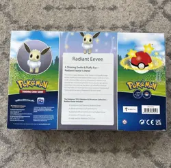 Pokemon TCG Pokemon Go Radiant Eevee Premium Collection Box BRAND NEW SEALED - Image 2