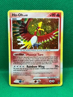 Pokemon Tcg Ho-Oh 10/132(Swirl&HoloBleed) Holo Rare Secret Wonders - Image 1