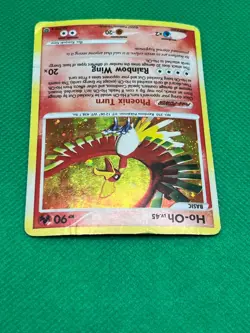 Pokemon Tcg Ho-Oh 10/132(Swirl&HoloBleed) Holo Rare Secret Wonders - Image 4