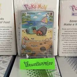 Pokemon TCG Black Bolt Dwebble 129/086 Illustration Rare English - Pack Fresh - Image 2