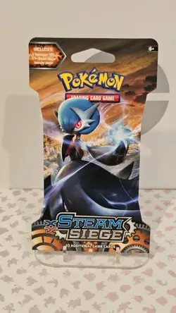 Pokemon TCG: XY Steam Siege Sleeved Booster Pack New Factory Sealed - Image 1
