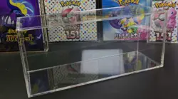 POKEMON CENTER JAPANESE SPECIAL BOX ACRYLIC DISPLAY CASE PROTECTIVE MAGNETIC TCG - Image 5