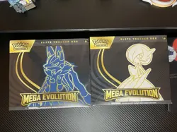 Pokemon Mega Evolution Elite Trainer Box ETB Set of 2 Sealed - Image 1