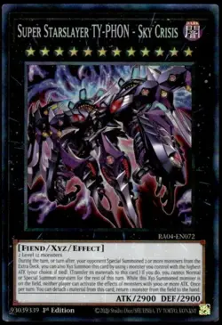 1x Super Starslayer TY-PHON - Sky Crisi NM Eng YuGiOh - Quarter Century Stampede - Image 1