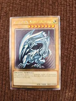 Yu-Gi-Oh! TCG Blue-Eyes White Dragon (Quarter Century Secret Rare) -... - Image 1