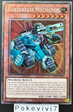 Carte YU-GI-OH! FORTERESSE MECHABOT RA03-FR233 PSR NEUF - Image 1