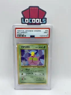 PSA 9 Bellsprout #69 Japanese Vending Series 3 Pokemon Card 1998 - MINT - Image 1