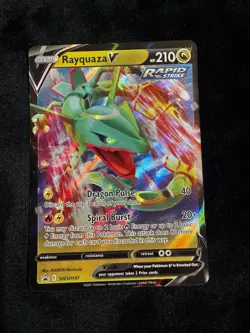 Rayquaza V SWSH147 SWSH: Sword & Shield Promo Card Holo NM - Image 1