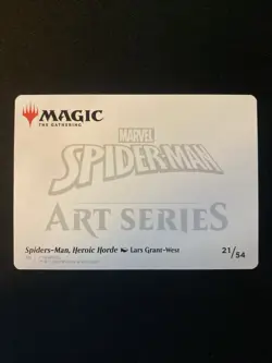 Spiders-Man, Heroic Horde Art Card Art Series: Marvel's Spider-Man Regular - Image 1