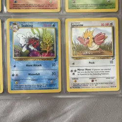 Lot Of 9 1999-2000 Vintage Pokemon Cards In Binder Sheet - Image 3