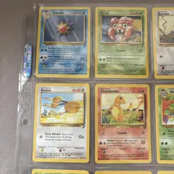 Lot Of 9 1999-2000 Vintage Pokemon Cards In Binder Sheet - Image 4