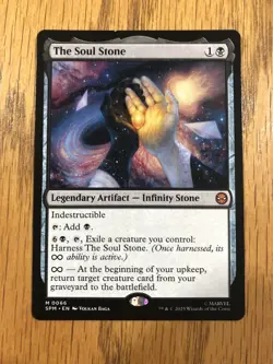The Soul Stone Card #066 - Magic The Gathering - Spider-man Set - Near Mint - Image 1