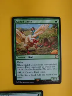 Gilded Goose x2 Rare Bird. LTC & ELD MTG 2 Card. - Image 3