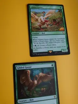 Gilded Goose x2 Rare Bird. LTC & ELD MTG 2 Card. - Image 4