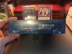 Pokemon Mystery Gems 1 CGC Graded Card & 1 Booster Pack 2025! New Sealed Box! - Image 3