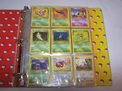 Pokemon Cards 106 Mixed lot! Basic, TV Animation, Foil w/ Binder - Image 4