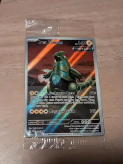 Pokemon TCG: Scarlet & Violet sealed Promo card - SVP098 - Iron Thorns - Image 1
