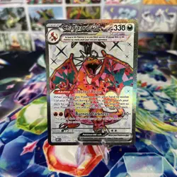 Pokemon TCG Obsidian Flames Charizard EX 215/197 Secret Illustrative Rare Card - Image 1