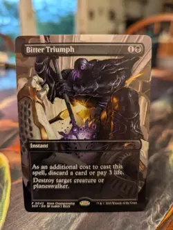 MTG Bitter Triumph Store Championship Promo - Image 1