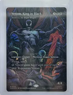 Venom, King in Black (Borderless) Marvel Spider-Man Magic The Gathering - Image 1
