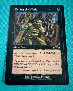 Culling the Weak - Exodus - MTG - Magic the Gathering - Image 1