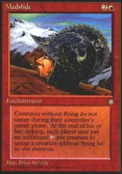 Mudslide Magic mtg Light Play, English Ice Age x1 - Image 1