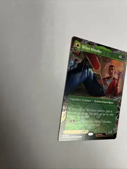 Miles Morales Borderless Foil MTG Spiderman #0211 - Image 5