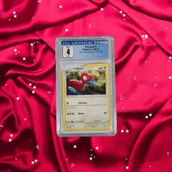 CRIMPED & CUT ERROR 2007 Pokemon Burning Shadows Porygon2 #104 CGC 4 - Image 1