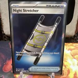 Night Stretcher 173/132 Mega Evolution Ultra Rare Full Art Pokemon TCG NM 🔥 - Image 1