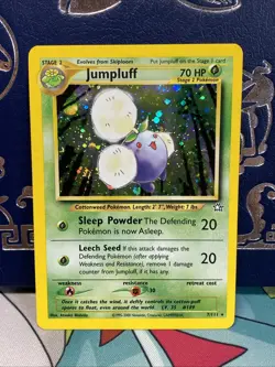 Pokemon TCG Jumpluff 7/111 Holo Rare Neo Genesis NM WOTC - Image 1