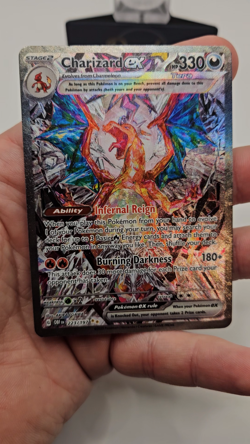 🔥SHIPS OUT FAST 📦 2023 Pokemon Charizard ex 223/197 SV03:Obsidian Flames Holo - Image 2