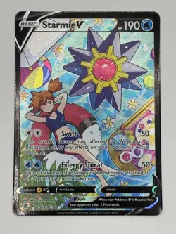 Pokemon TCG Starmie V Astral Radiance Holo Ultra Rare Alt Art TG13/TG30 MP+ - Image 1