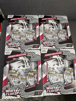 Pokemon TCG Scarlet & Violet White Flare Binder Collection Box - Image 1