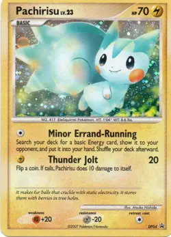 Pokemon: Diamond and Pearl Promos: Holofoil Pachirisu: Lightly Played Condition - Image 1