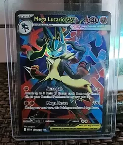 Pokemon TCG Mega Lucario EX 160/132 Ultra Rare Holo NM Mega Evolutions Full Art - Image 1