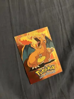 Pokemon Charizard #06 Smooth Holo Foil E6 of 12 Topps Movie Edition 1999 - Image 2