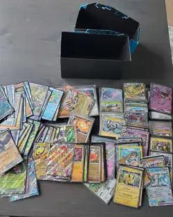 pokemon card lot - R, RR, EX's - Over 300 total cards - Image 1