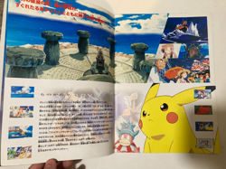 Pokemon 2000 Revelation Lugia Movie Program Book with Ancient Mew Card Japanese - Image 3