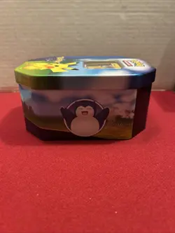 Pokemon Go Tin (empty) With Pikachu Promo Card - Image 5