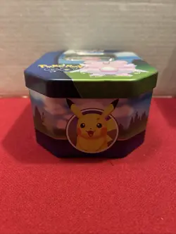 Pokemon Go Tin (empty) With Blissed Promo Card & Stickers - Image 5