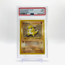 Shadowless Sandshrew 62/102 - Base Set Pokemon Card - PSA 9 MINT - Image 1