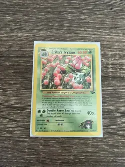 Erika’s Ivysaur 41/132 Gym Challenge Pokemon LP Vintage Card - Image 1