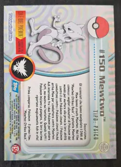 Pokemon Card Mewtwo #150 Topps Trading Cards serie 3 NM - Image 2