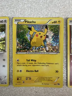 5 Pokemon Mcdonalds 2016 Promo cards - Pikachu Jigglypuff Dedenne Eevee Pidove - Image 3