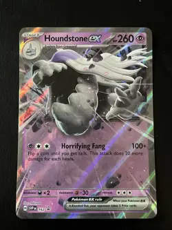 Pokemon TCG: Houndstone EX -#162- SV: Scarlet & Violet Promo Cards (SVP) -NM/MT - Image 1