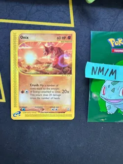 Pokemon Card Onix Aquapolis E Series WOTC Vintage 98/147 237 💎NM💎 - Image 1