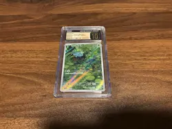 CGC 10 PRISTINE Bulbasaur AR 166/165 151 Pokemon Card Japanese Art Rare - Image 1